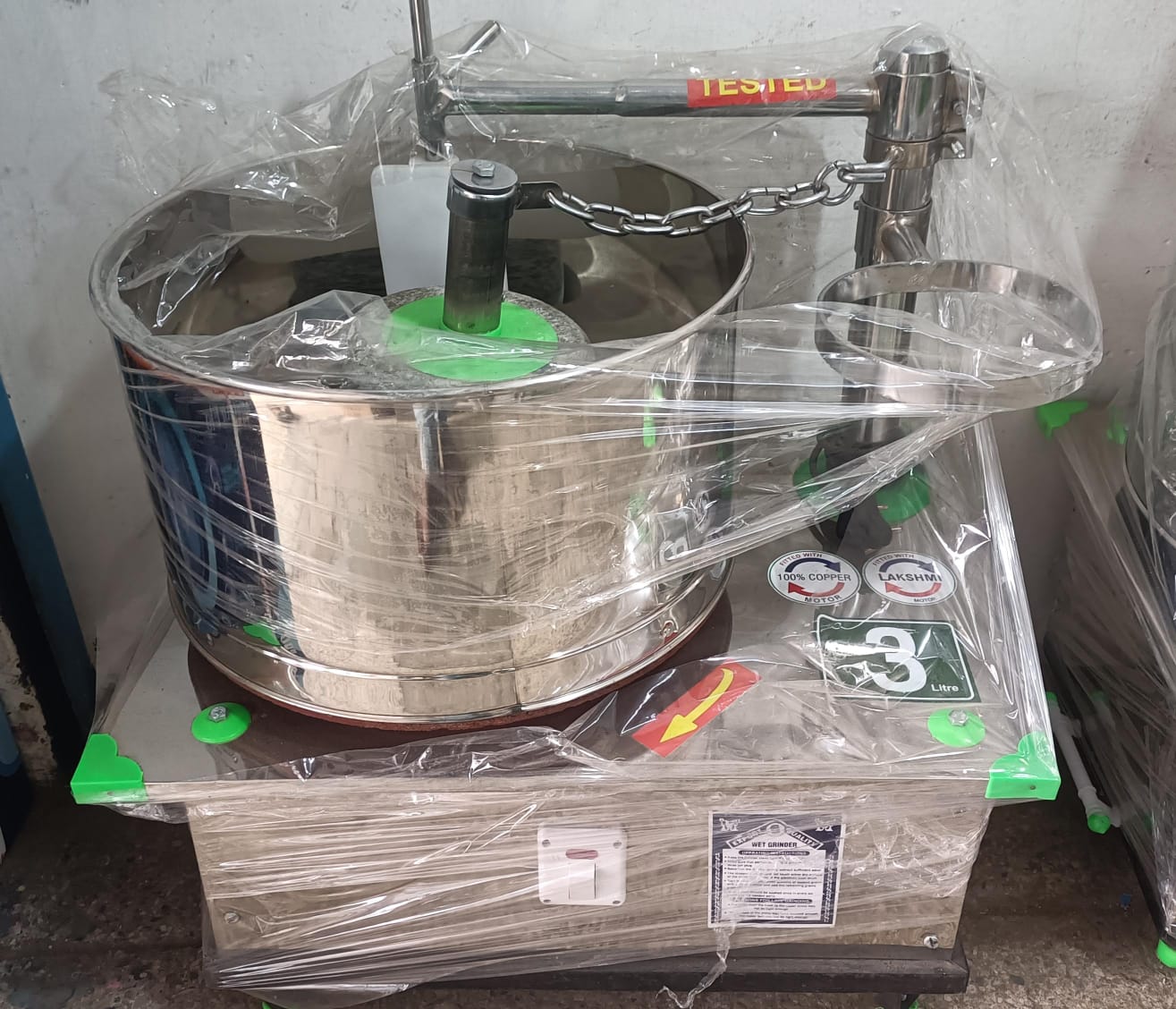 lakshmi wet grinder 3 liter belt drive