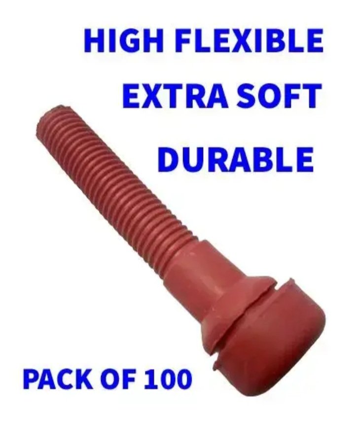 chicken machine rubber red 100 pcs - Image 2