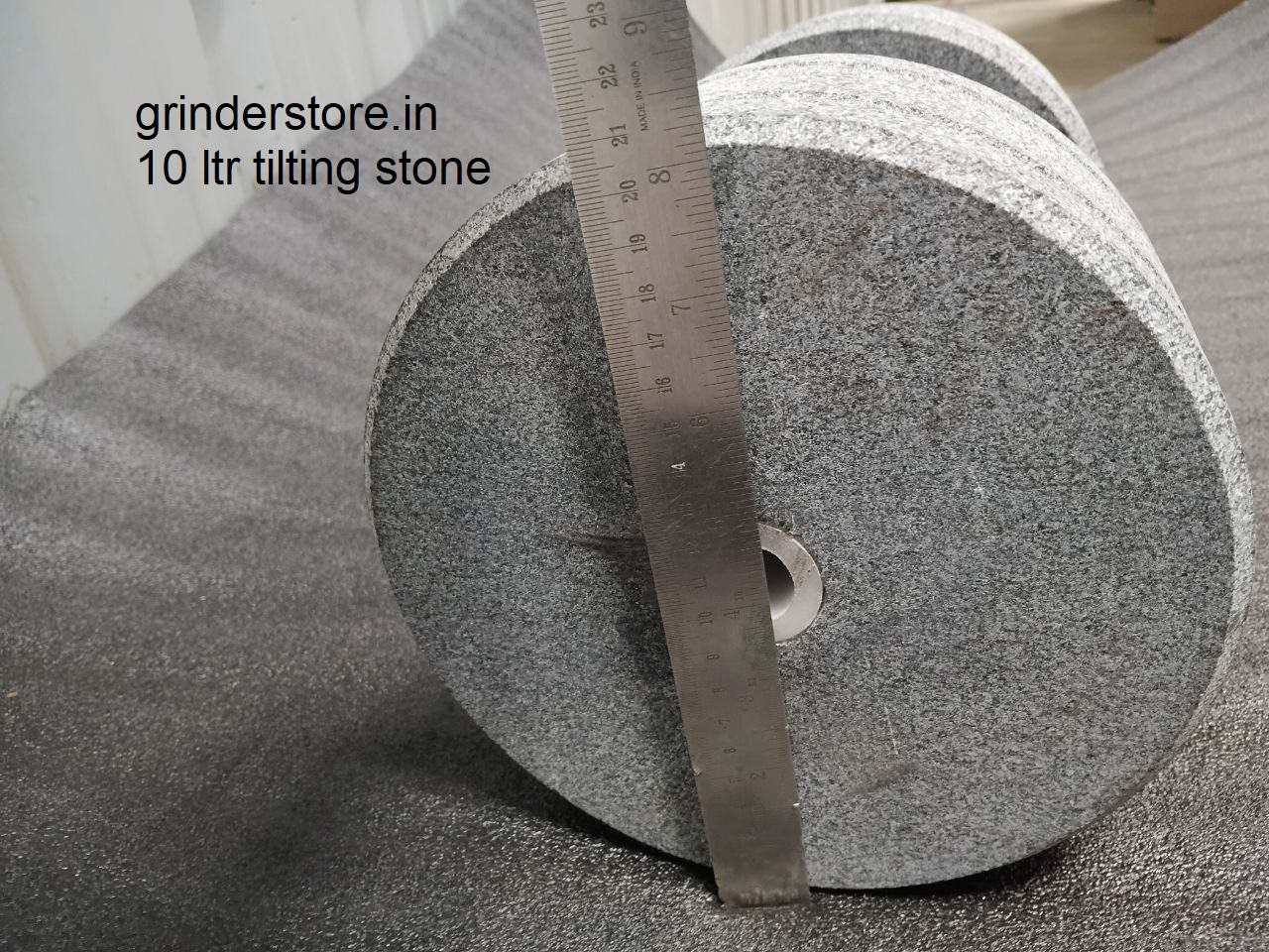 10 liter Tilting Wet Grinder Roller Stone Set - Image 6