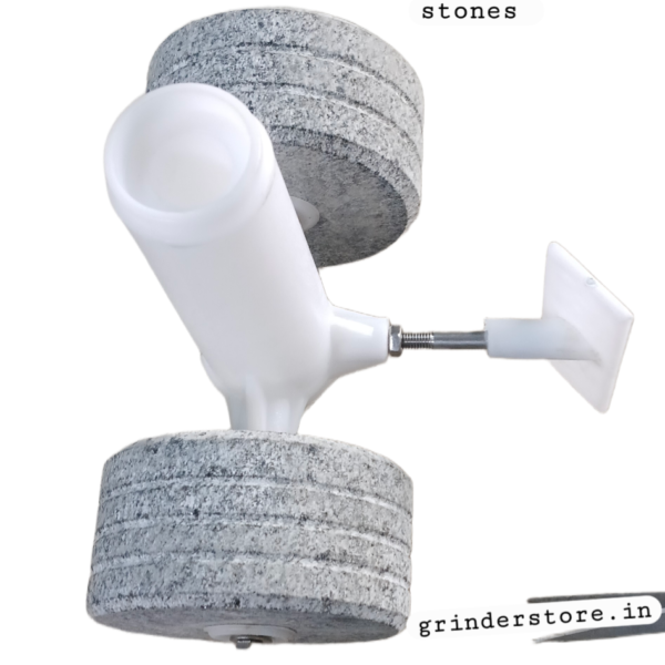 Roller stand with stone set