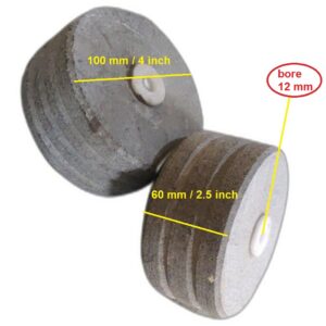 Tilting wet grinder Roller stones set of 2 pcs 2 liter