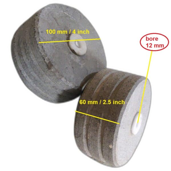 Tilting wet grinder Roller stones set of 2 pcs 2 liter