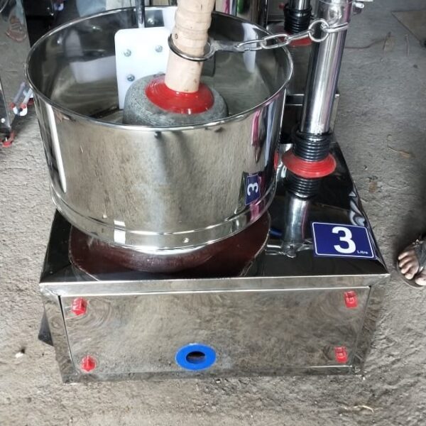 3 liter wet grinder with gear box and coconut scrapper