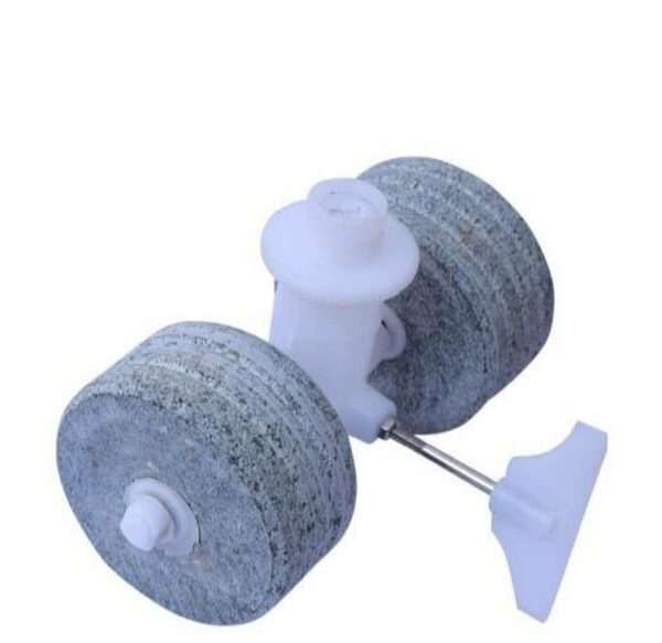 tabletop grinder roller stones set