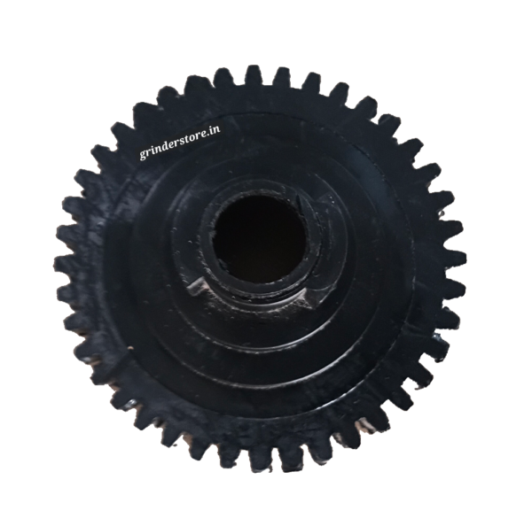 Tilting wetgrinder gear wheel