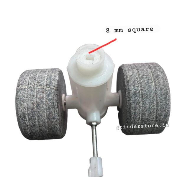 Lakshmi tabletop grinder roller stand with stone set with stopper pad