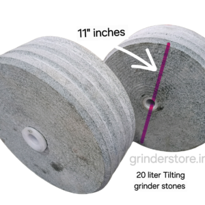 20 liter Tilting grinder stones