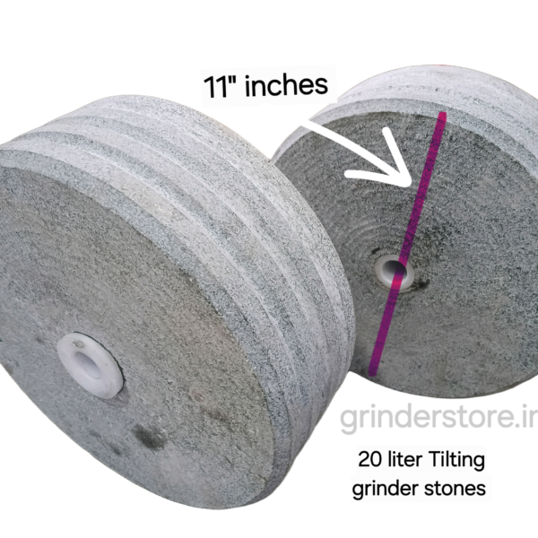 20 liter Tilting grinder stones