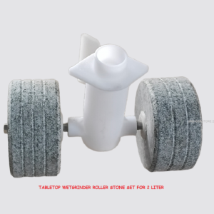 Table top wet grinder stone set with stopper rod set