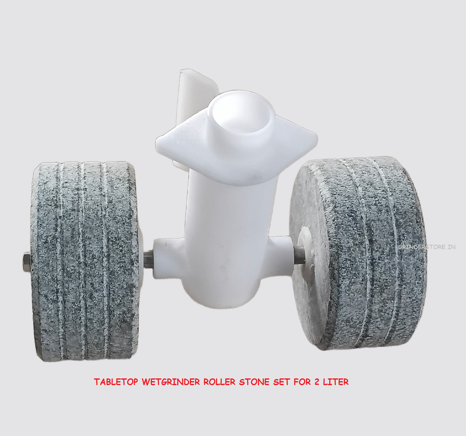 Table top wet grinder stone set with stopper rod set