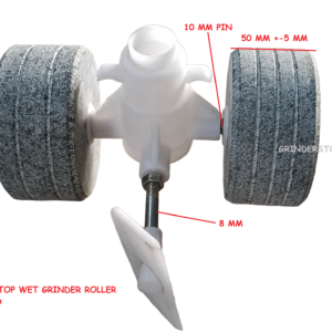 Tabletop wet grinder roller stones 10 mm square