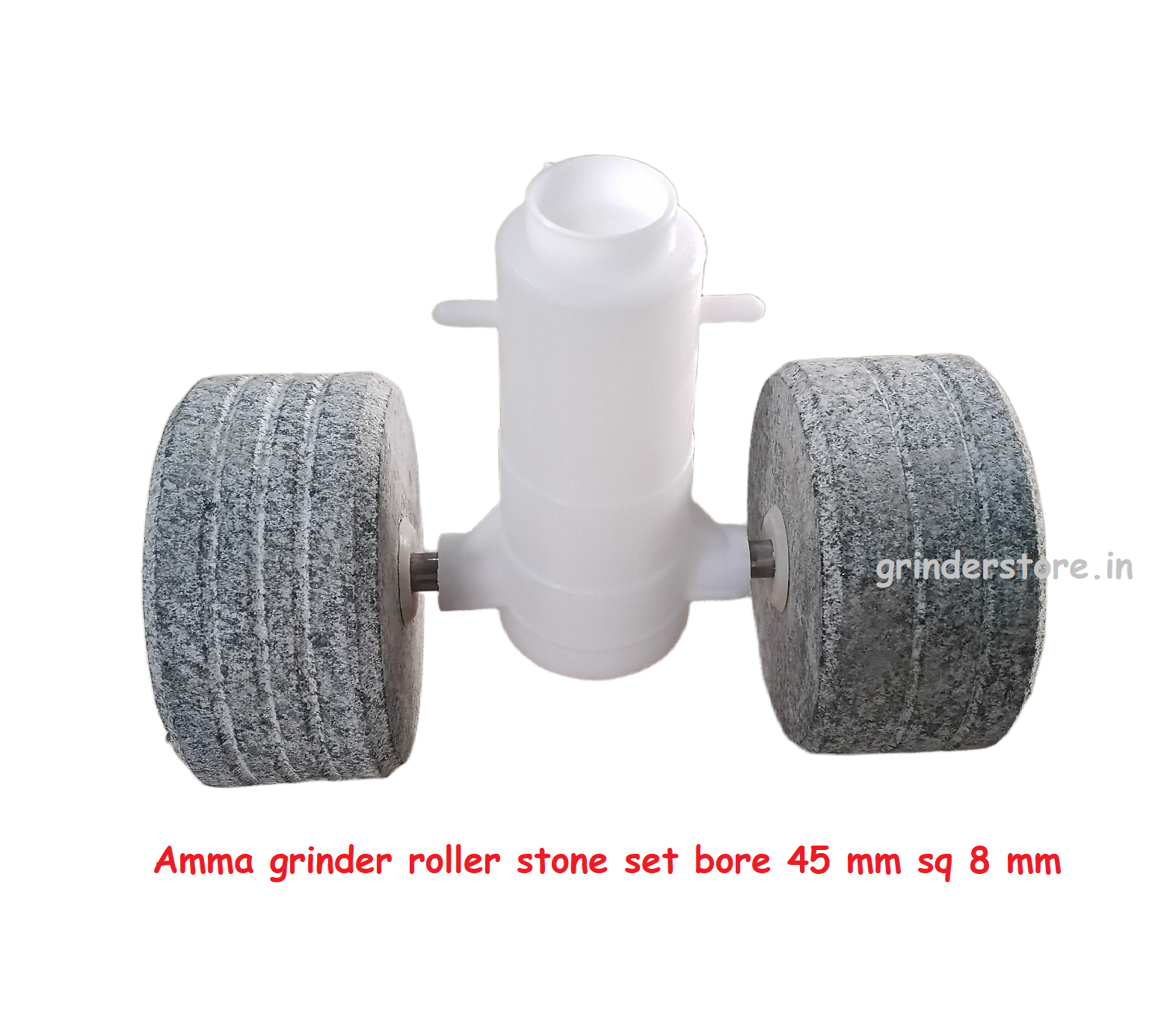 Amma grinder roller stone set bore 45 mm sq 8 mm