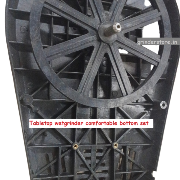 Tabletop arm type grinder comfortable bottom with wheel and bearing