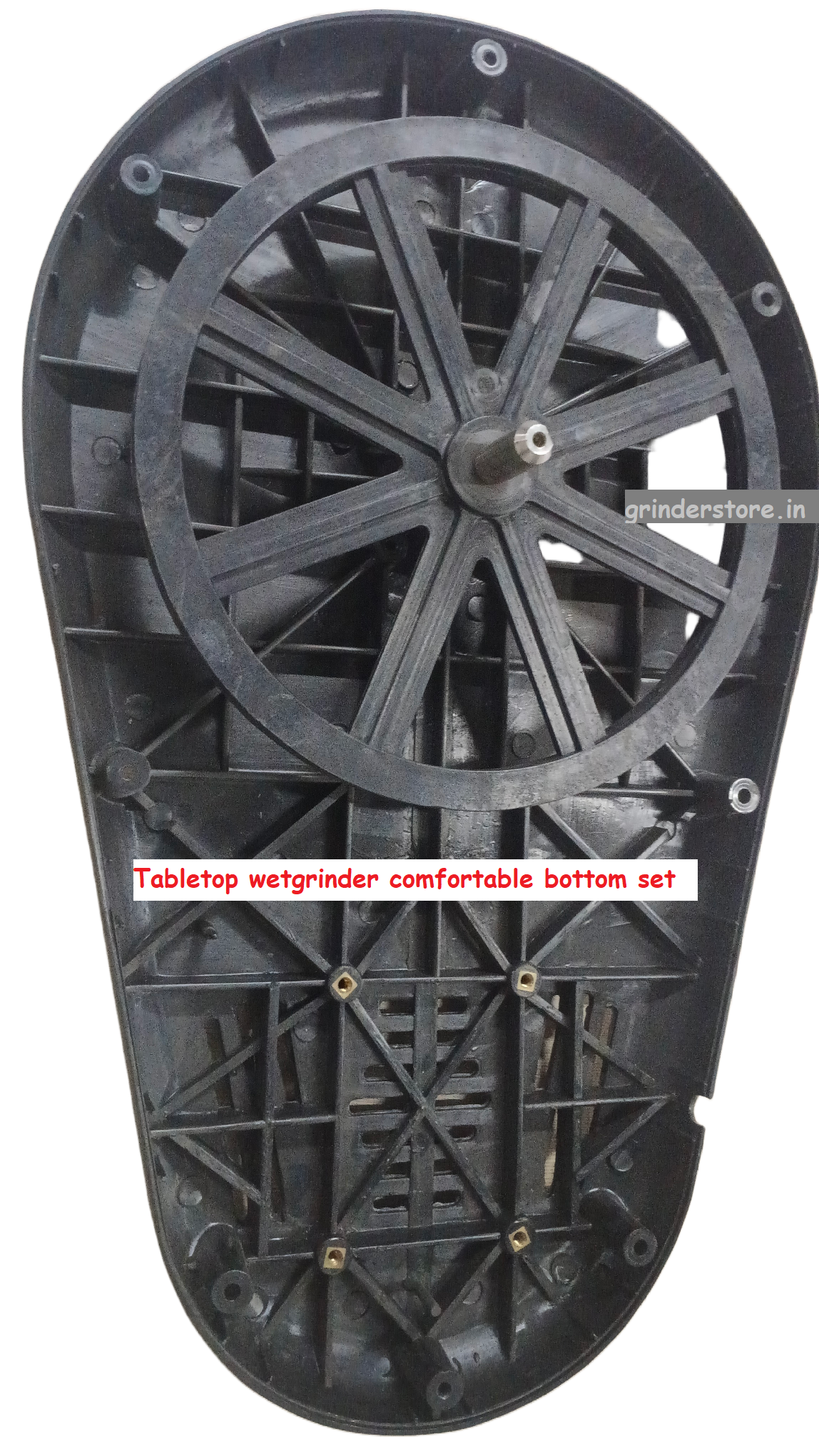 Tabletop arm type grinder comfortable bottom with wheel and bearing
